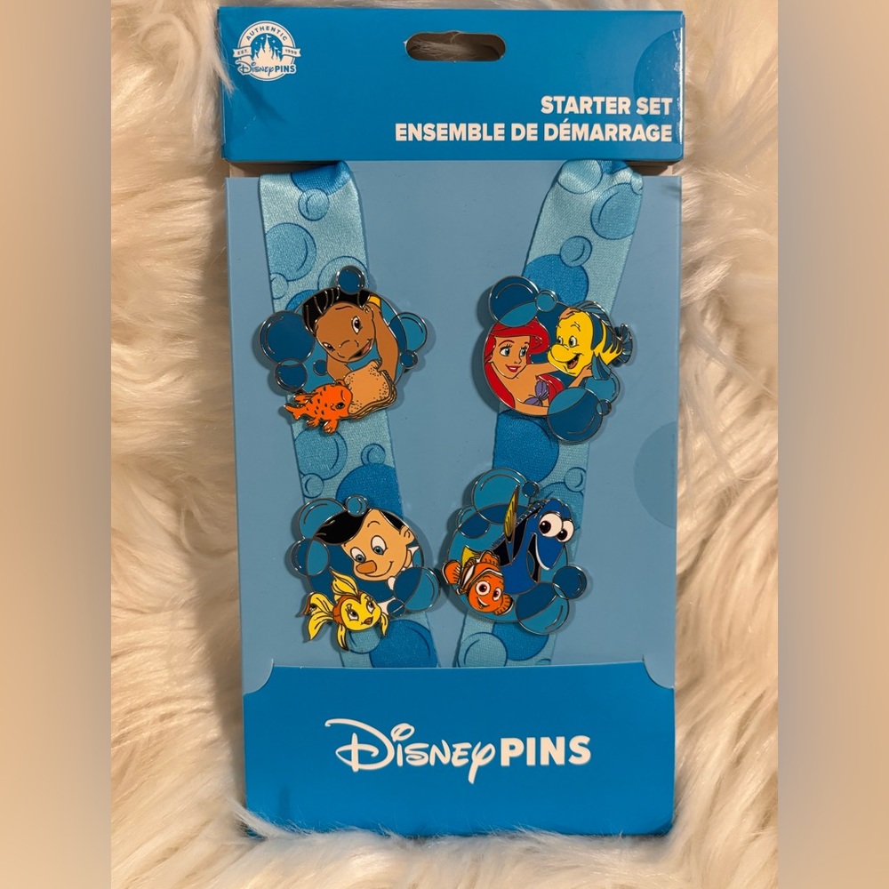 Disney Parks Under the Sea Pin Trading Starter Set New With Card